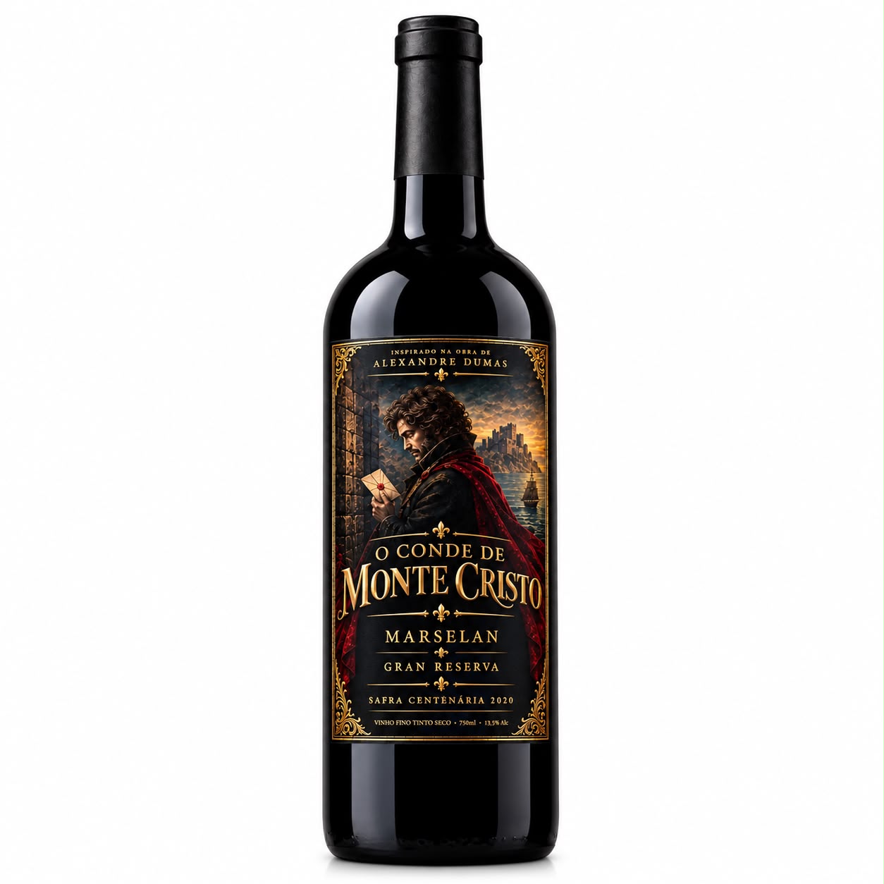 Vinho Conde de Monte Cristo Marselan Gran Reserva 2020
